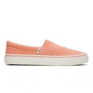 TOMS Luca Canvas Slip On Sneakers Peach Pink Size US 7